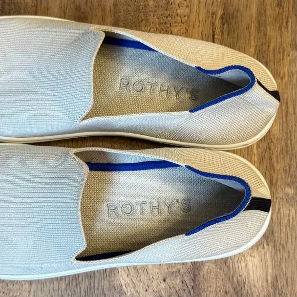 Rothy’s The Original Slip On Sneaker Shoe Flat Sand Athleisure Women’s Size 8.5 - Picture 9 of 12